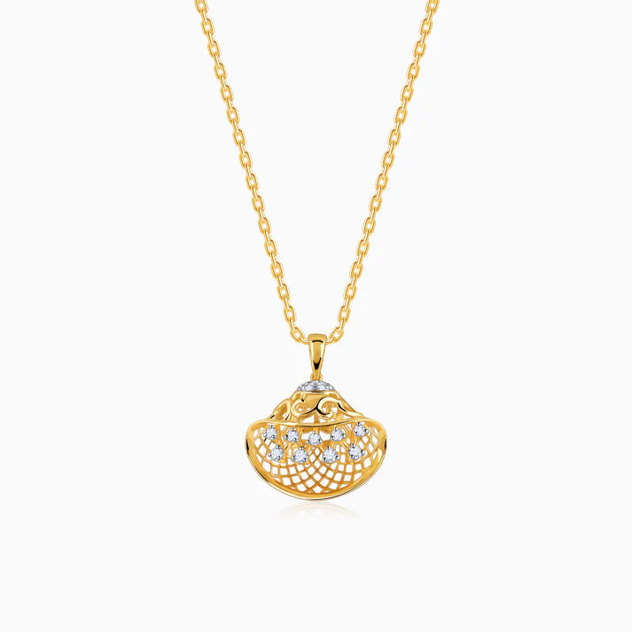 Gold Dream Radiance Diamond Pendant