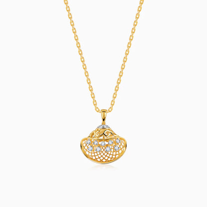 Gold Dream Radiance Diamond Pendant