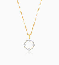 Gold Circle Of Hope Diamond Pendant