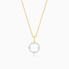 Gold Circle Of Hope Diamond Pendant