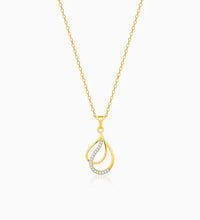 Gold Ethereal Elegance Diamond Pendant