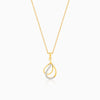 Gold Ethereal Elegance Diamond Pendant