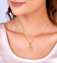 Gold Ethereal Elegance Diamond Pendant