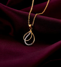 Gold Ethereal Elegance Diamond Pendant