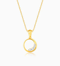 Gold Distant Melody Diamond Pendant