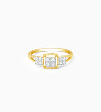 Gold Priceless Bond Diamond Ring