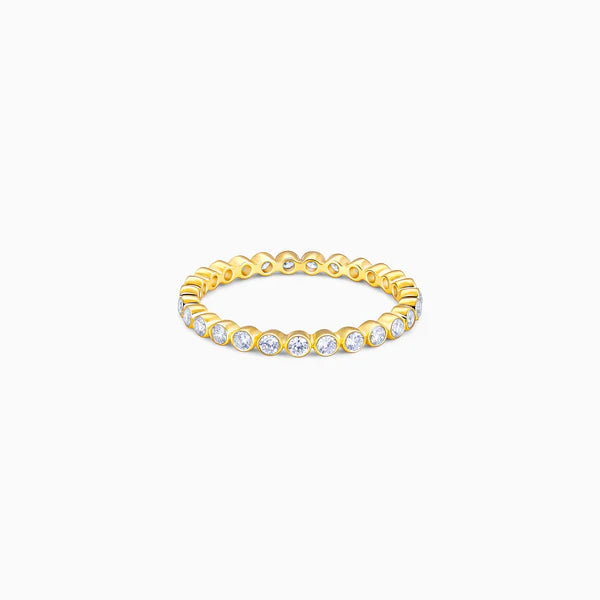 Gold Classic Band Diamond Ring