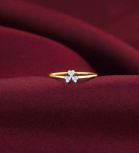 Gold Bloom Diamond Ring