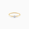Gold Classic Floret Diamond Ring