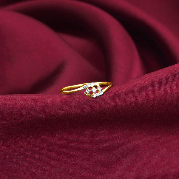 gold magnificent sparkle diamond ring