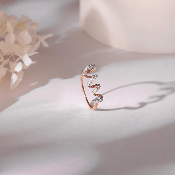 Rose Gold Lambency Diamond Ring