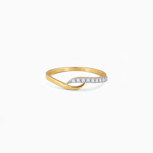 gold divine grace diamond ring