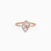 Rose Gold Petal Dream Diamond Ring