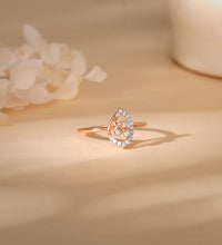 Rose Gold Petal Dream Diamond Ring