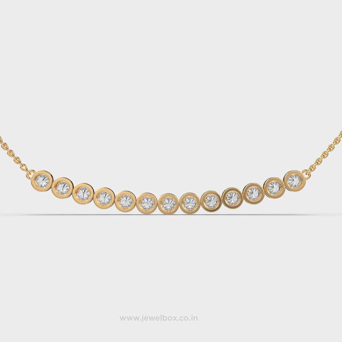 Dazzling Cassiopeia’s Crown Diamond Necklace