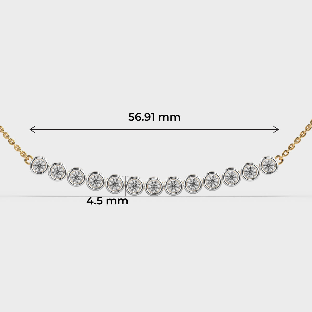 dazzling cassiopeia’s crown diamond necklace