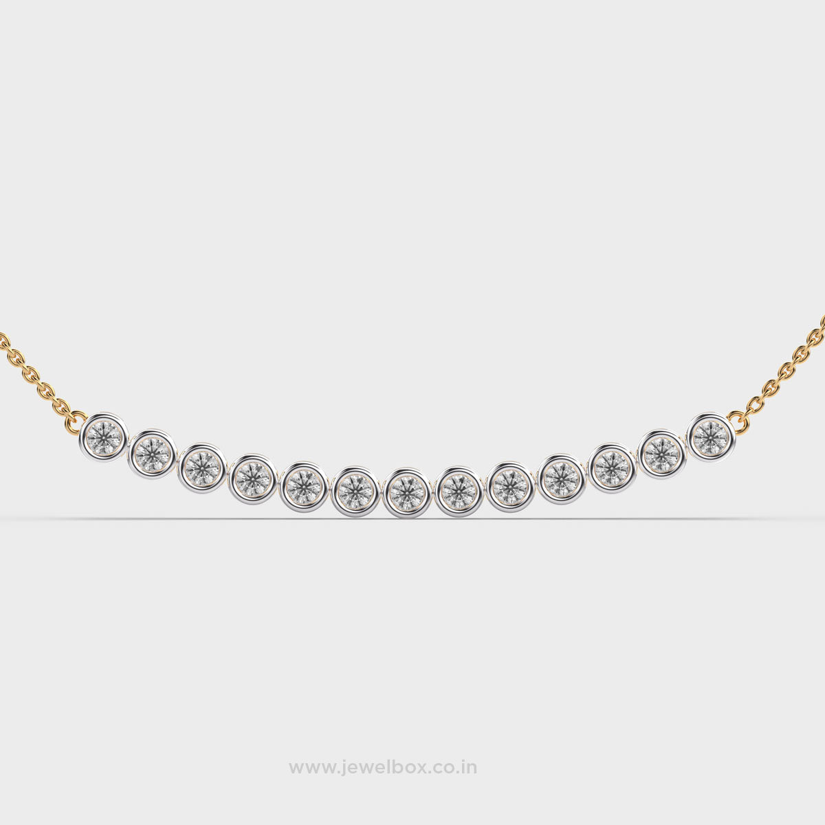 dazzling cassiopeia’s crown diamond necklace