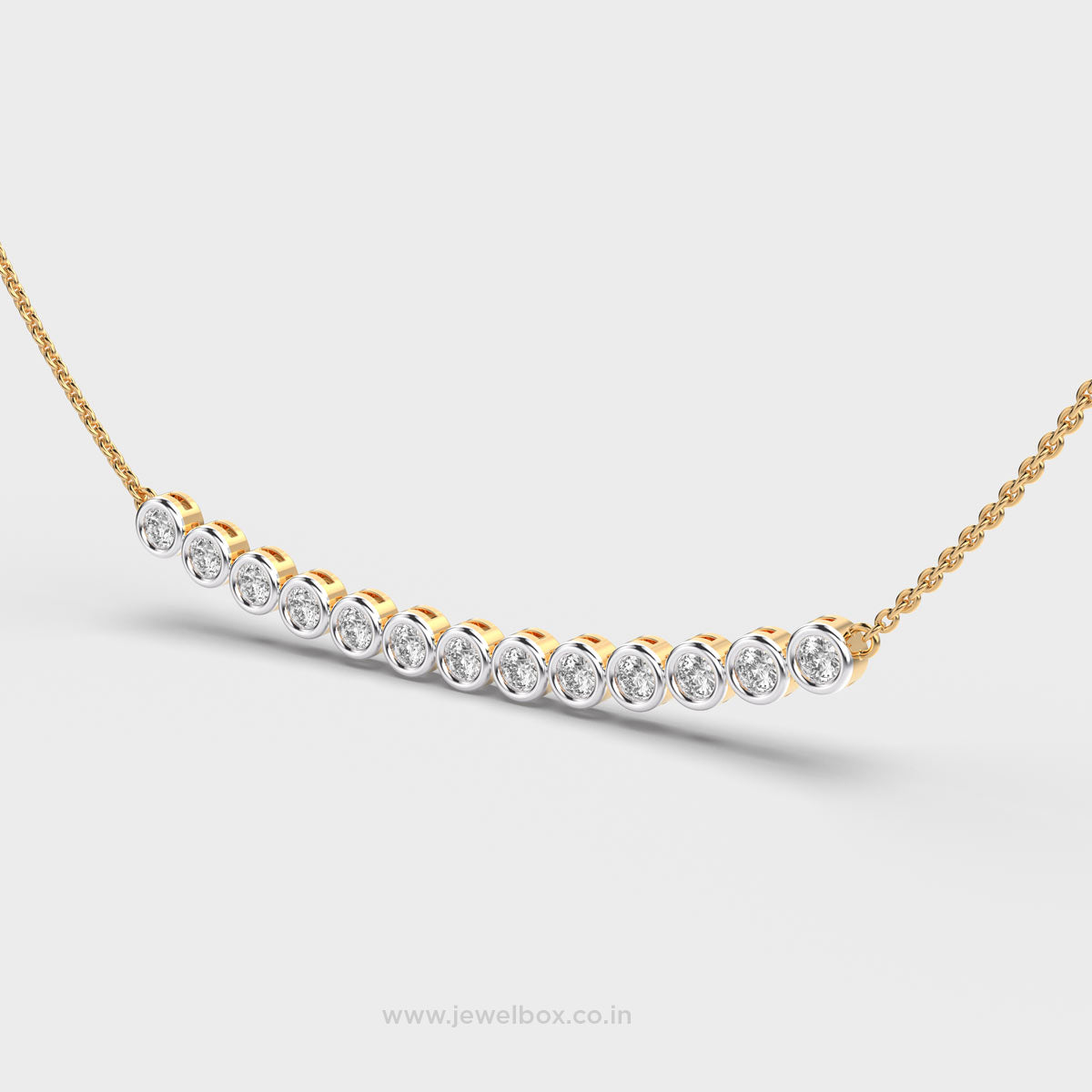 dazzling cassiopeia’s crown diamond necklace