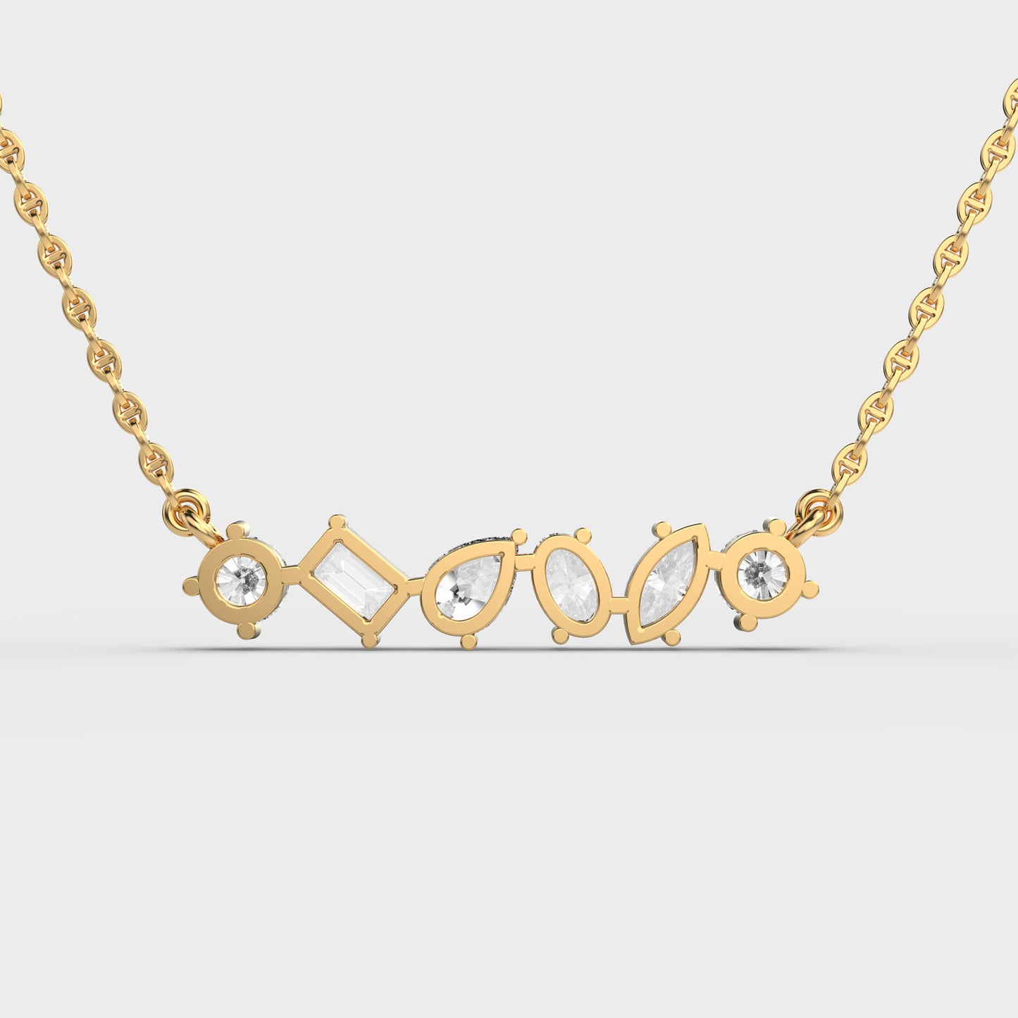 modern vibe diamond pendant (with chain)