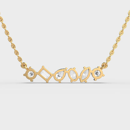 Modern Vibe Diamond Pendant (With Chain)