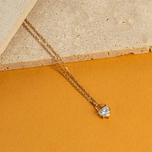 Key To My Heart Diamond Locket (Without Chain)