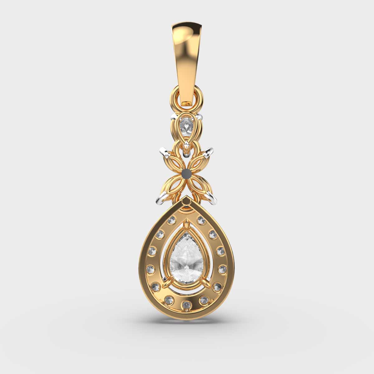 alluring diamond drop pendant (without chain)
