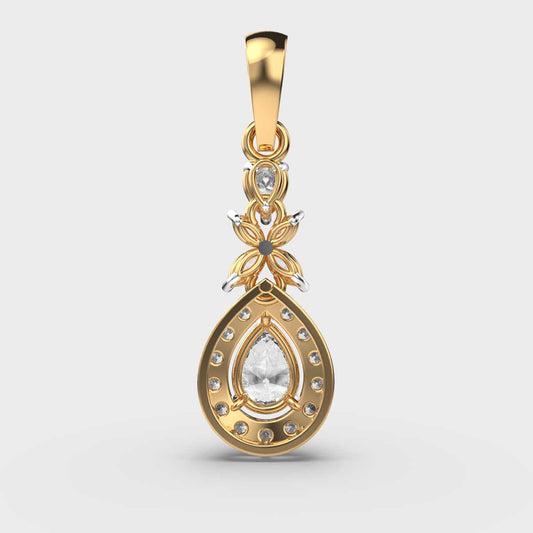 Alluring Diamond Drop Pendant (Without Chain)