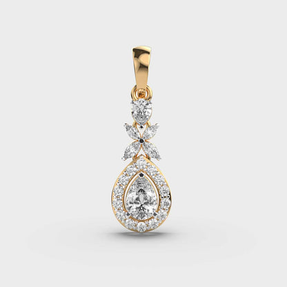 Alluring Diamond Drop Pendant (Without Chain)
