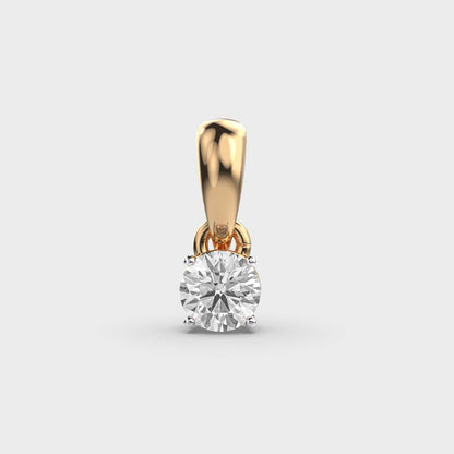Radiant Droplet Solitaire Pendant (Without Chain)
