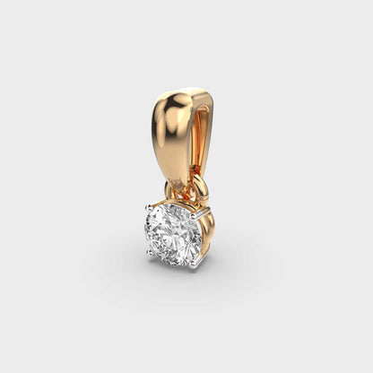 Radiant Droplet Solitaire Pendant (Without Chain)