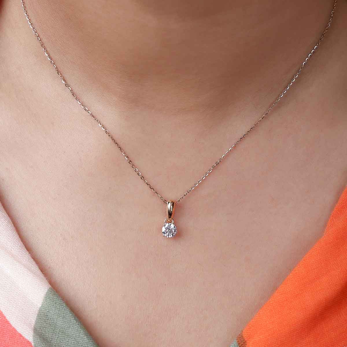 radiant droplet solitaire pendant (without chain)