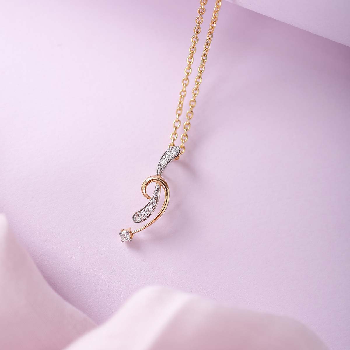 glowtwist diamond encrusted pendant (without chain)