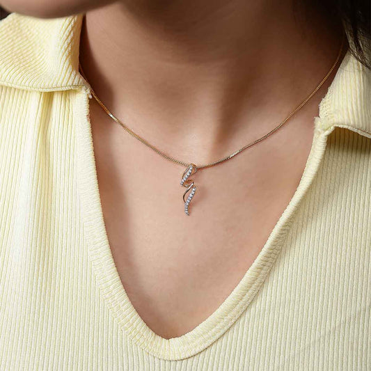 Spinny Twirl Lovely Diamond Pendant (Without Chain)