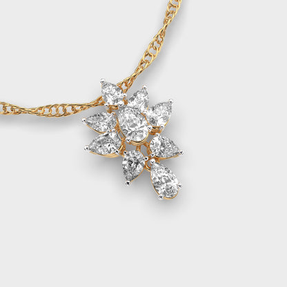 Beloved Daisy Diamond Pendant (Without Chain)