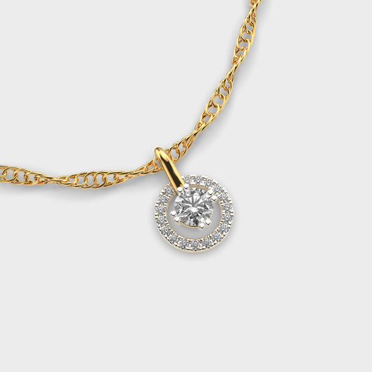 Moonshine Vigour Diamond Pendant (Without Chain)