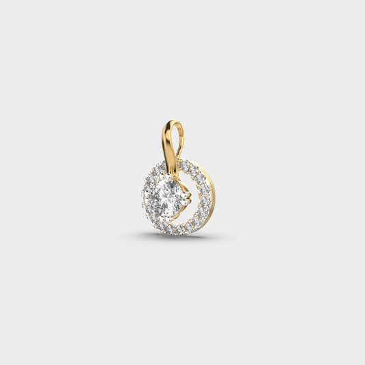 Moonshine Vigour Diamond Pendant (Without Chain)