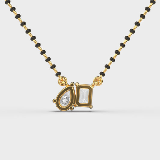 Axisglow Geometric Diamond Pendant (With Chain)