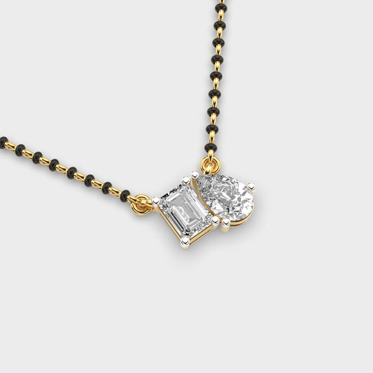 Axisglow Geometric Diamond Pendant (With Chain)