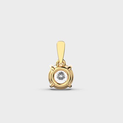 Serenelle Padma Cut Diamond Solitaire Pendant (Without Chain)