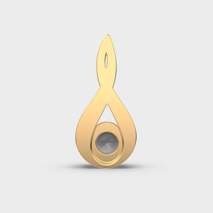 Kamalya Padma Cut Diamond Pendant (Without Chain)