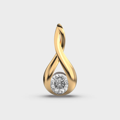 Kamalya Padma Cut Diamond Pendant (Without Chain)