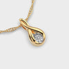 Kamalya Padma Cut Diamond Pendant (Without Chain)