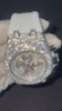 White Iced Out Diamond Watch | Luxury Hip Hop Watch for Men | Legacy Aura
