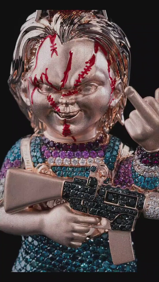 Iced Out Hip Hop Pendant: 925 Silver Moissanite Diamond Custom Charm