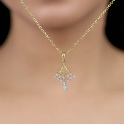 Gold Unstoppable Shine Diamond Pendant