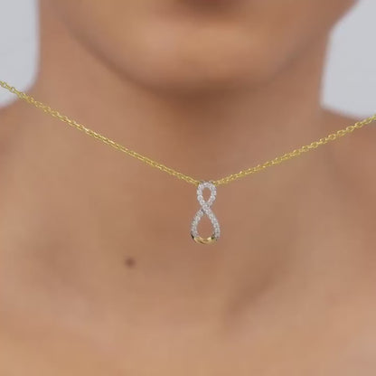 Gold Your Infinity Diamond Pendant